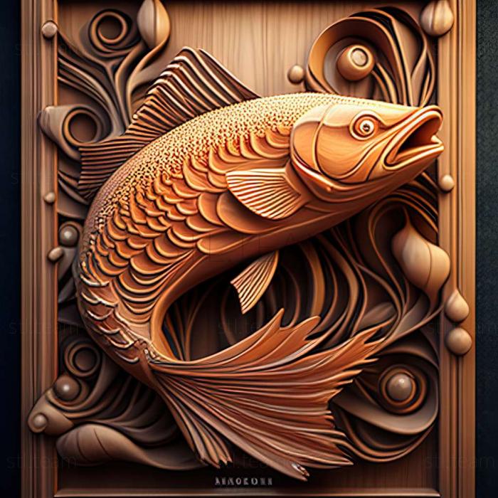 3D model Lalius fish (STL)